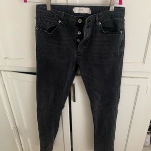 Topman Black Skinny Jeans